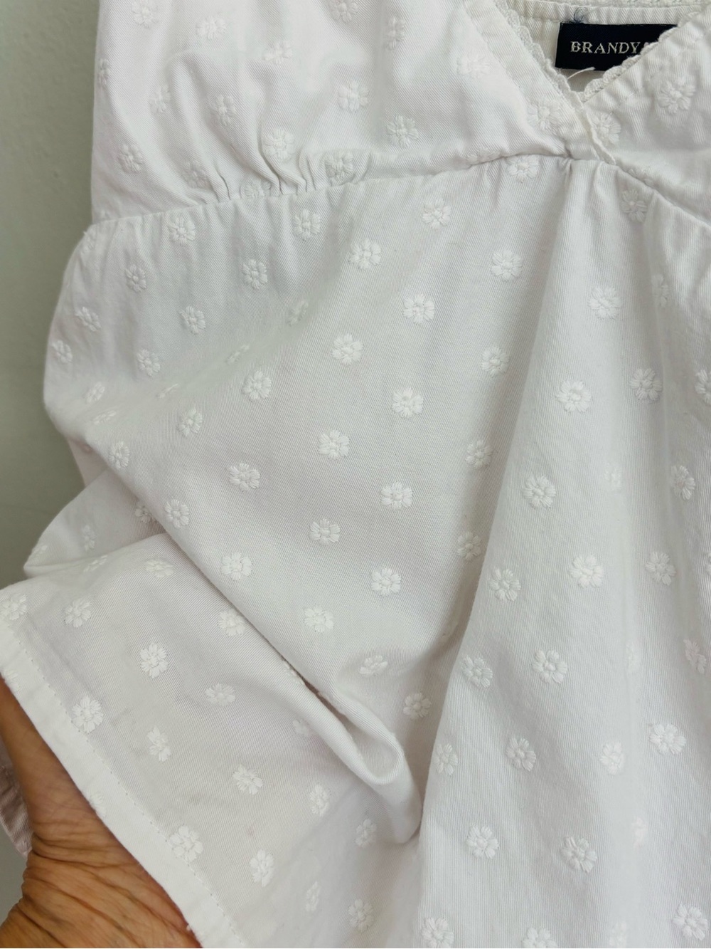 Brandy Melville white cami top S - Picture 2 of 5